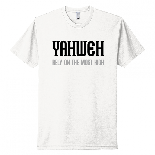 Yahweh Most High Black & Gray Design Unisex T-Shirt