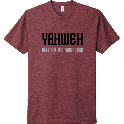 Yahweh Most High Black & Gray Design Unisex T-Shirt