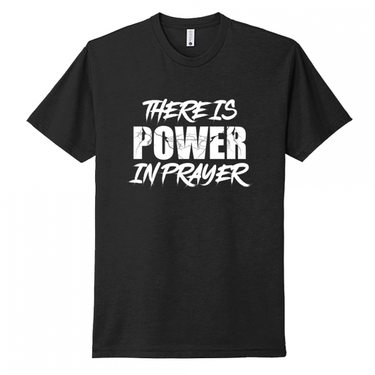 Power In Prayer White Design Unisex T-Shirt