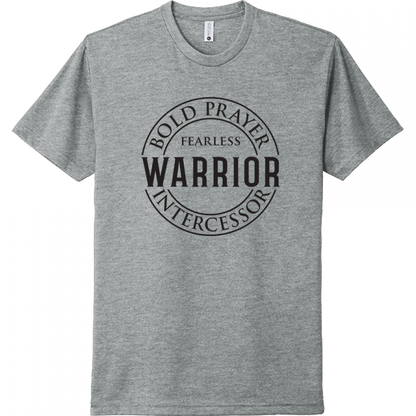 Prayer Warrior Black Design Unisex T-Shirt