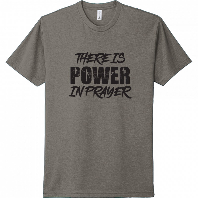 Power In Prayer Black Design Unisex T-Shirt