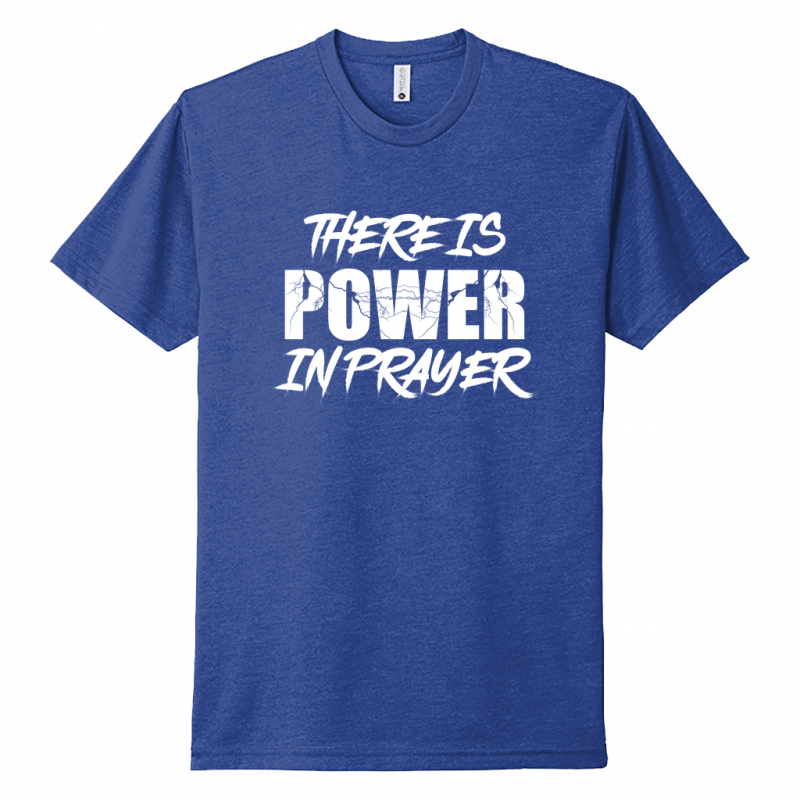 Power In Prayer White Design Unisex T-Shirt