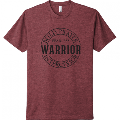 Prayer Warrior Black Design Unisex T-Shirt