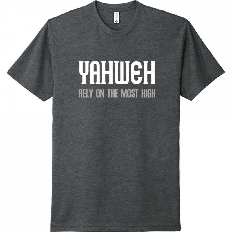 Yahweh Most High White & Gray Design Unisex T-Shirt