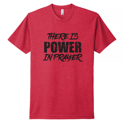 Power In Prayer Black Design Unisex T-Shirt