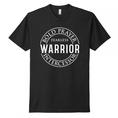 Prayer Warrior White Design Unisex T-Shirt