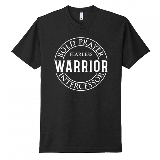 Prayer Warrior White Design Unisex T-Shirt