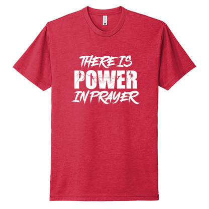 Power In Prayer White Design Unisex T-Shirt