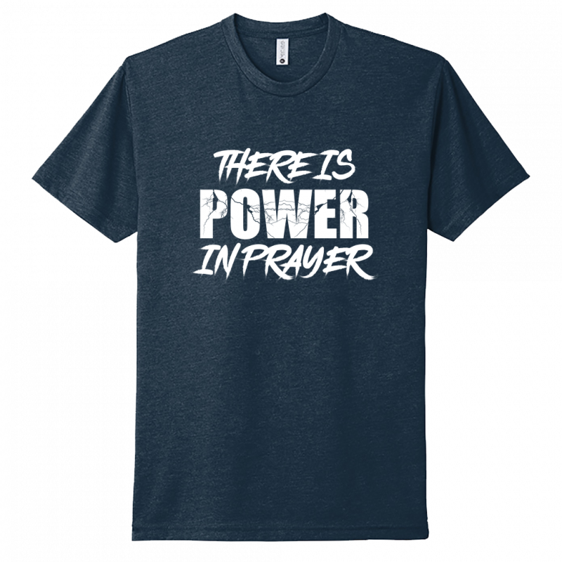 Power In Prayer White Design Unisex T-Shirt