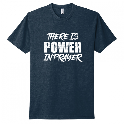 Power In Prayer White Design Unisex T-Shirt