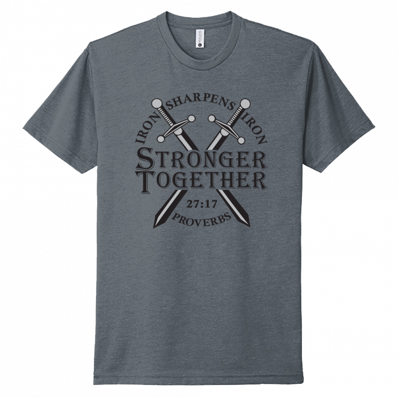 Iron Sharpens Iron Black Design Unisex T-Shirt