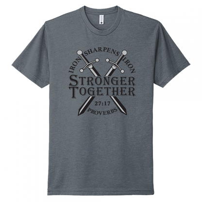 Iron Sharpens Iron Black Design Unisex T-Shirt