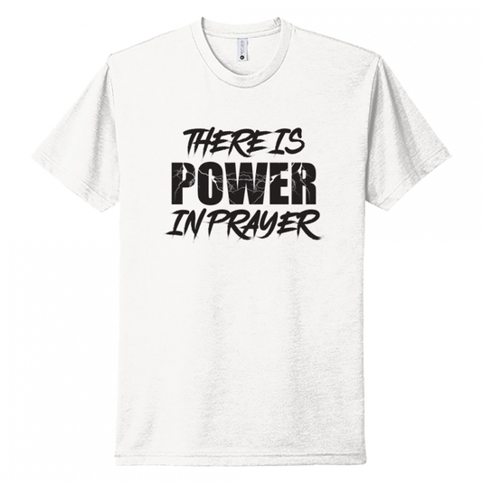 Power In Prayer Black Design Unisex T-Shirt