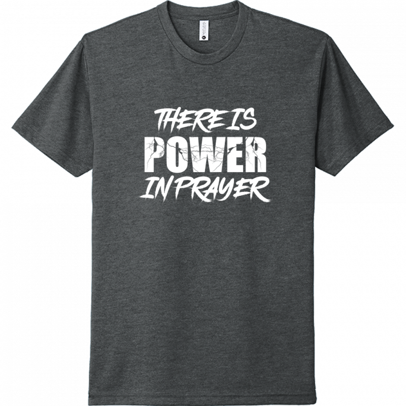 Power In Prayer White Design Unisex T-Shirt