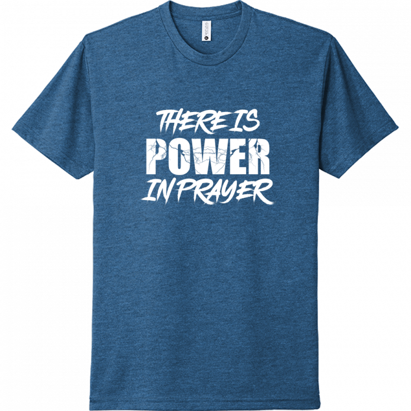 Power In Prayer White Design Unisex T-Shirt