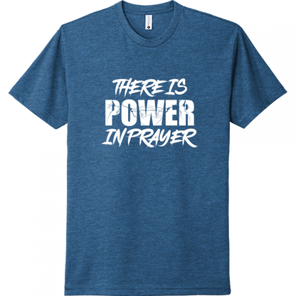 Power In Prayer White Design Unisex T-Shirt