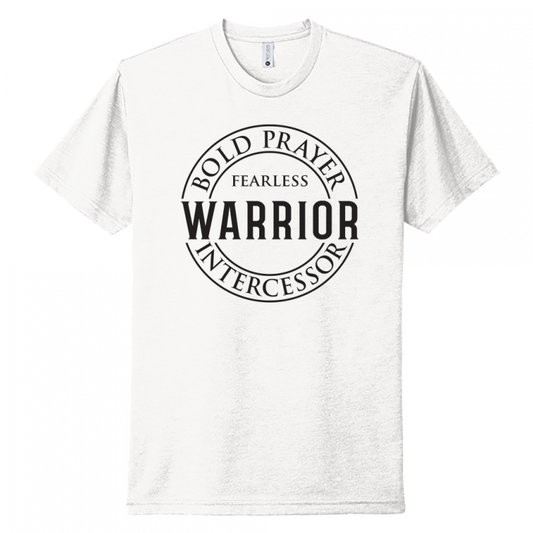 Prayer Warrior Black Design Unisex T-Shirt