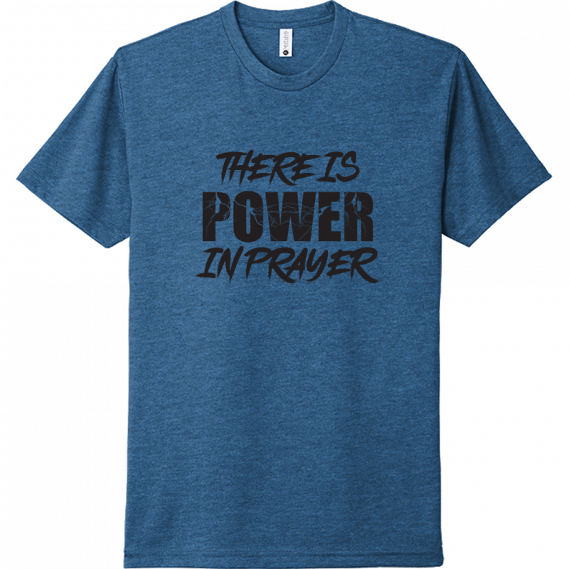 Power In Prayer Black Design Unisex T-Shirt