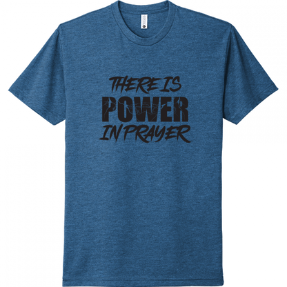 Power In Prayer Black Design Unisex T-Shirt