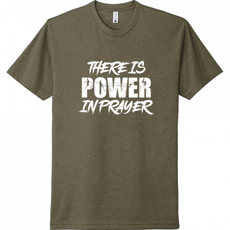 Power In Prayer White Design Unisex T-Shirt