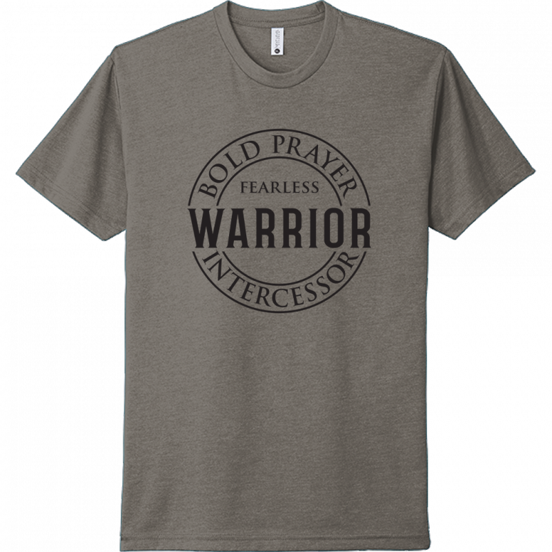 Prayer Warrior Black Design Unisex T-Shirt