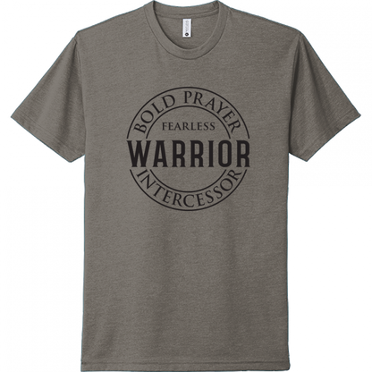 Prayer Warrior Black Design Unisex T-Shirt