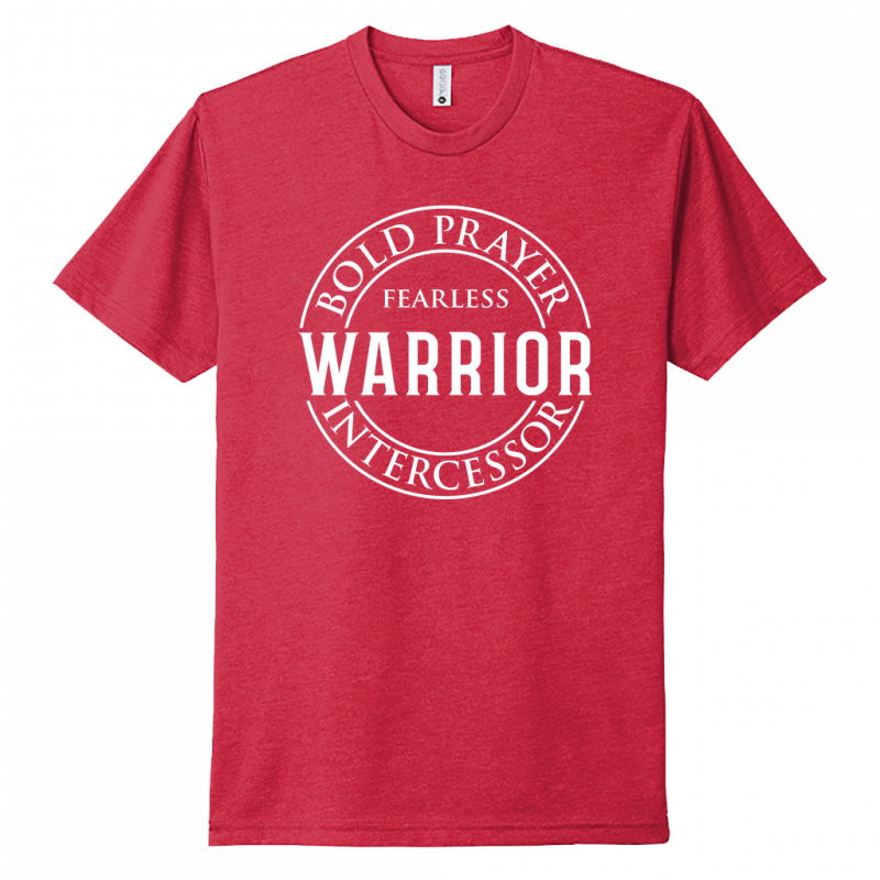 Prayer Warrior White Design Unisex T-Shirt