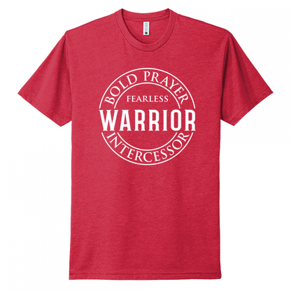 Prayer Warrior White Design Unisex T-Shirt