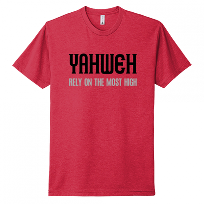 Yahweh Most High Black & Gray Design Unisex T-Shirt