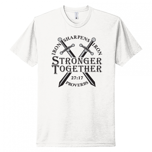 Iron Sharpens Iron Black Design Unisex T-Shirt