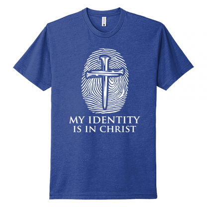 My Identity Is In Christ White Design Unisex T-Shirt