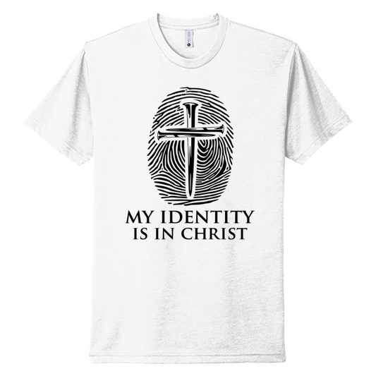 My Identity Is In Christ Black Design Unisex T-Shirt