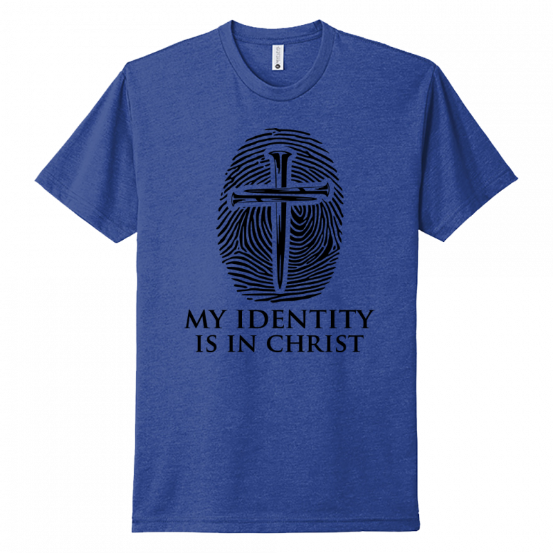 My Identity Is In Christ Black Design Unisex T-Shirt