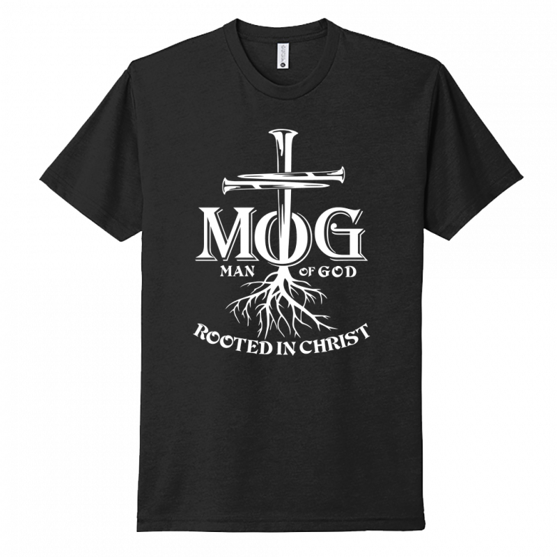 Man of God White Design T-Shirt