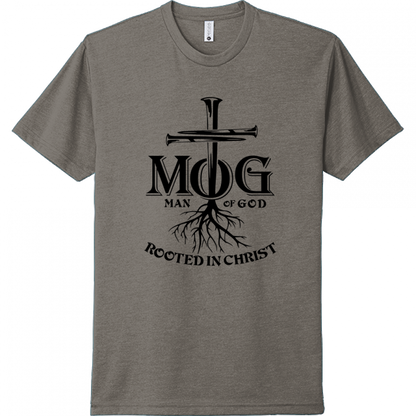 Man of God Black Design T-Shirt