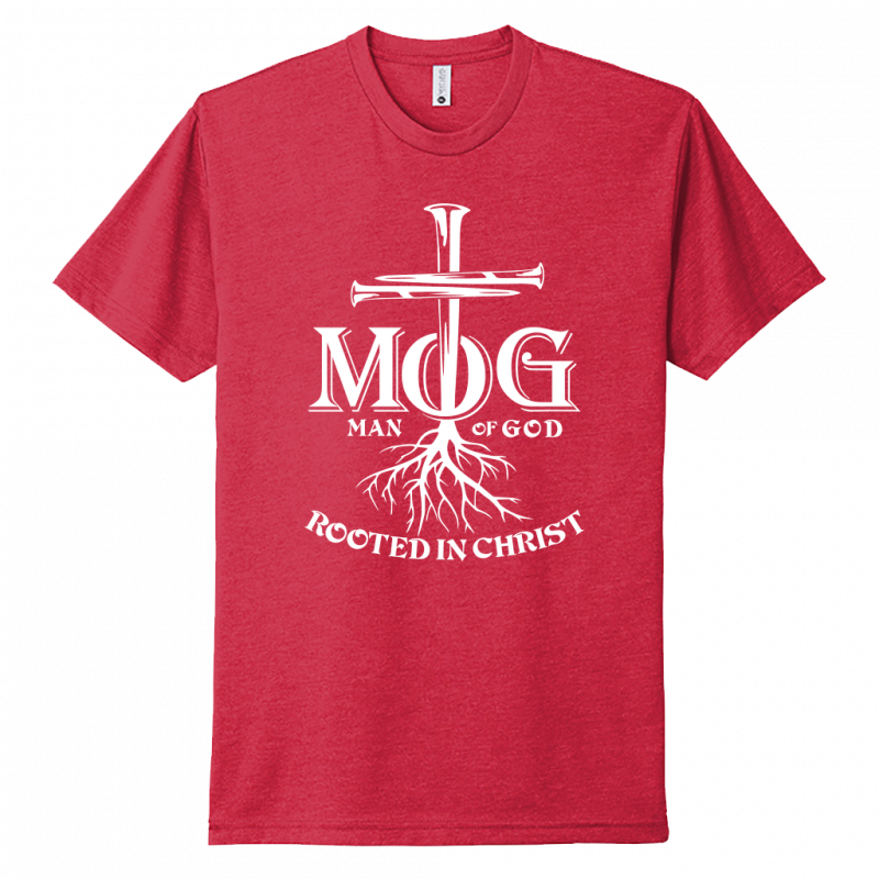 Man of God White Design T-Shirt