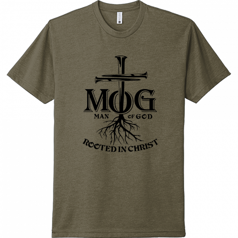 Man of God Black Design T-Shirt