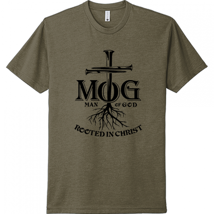 Man of God Black Design T-Shirt