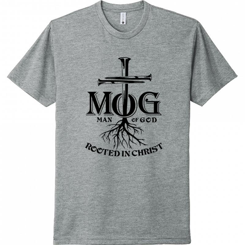 Man of God Black Design T-Shirt