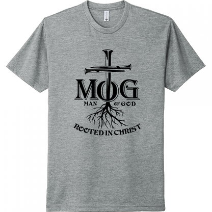 Man of God Black Design T-Shirt