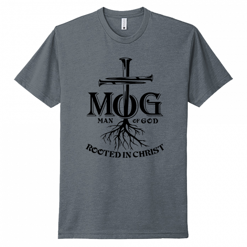 Man of God Black Design T-Shirt