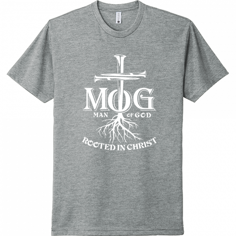 Man of God White Design T-Shirt