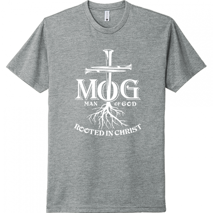 Man of God White Design T-Shirt