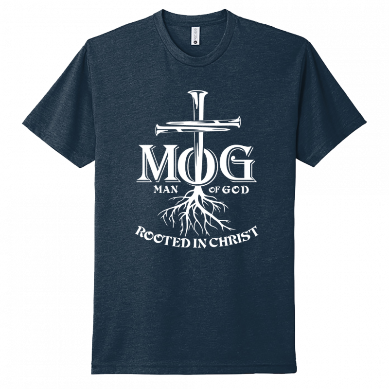 Man of God White Design T-Shirt