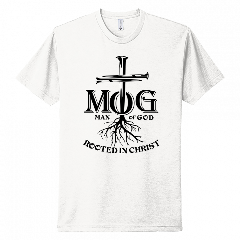 Man of God Black Design T-Shirt