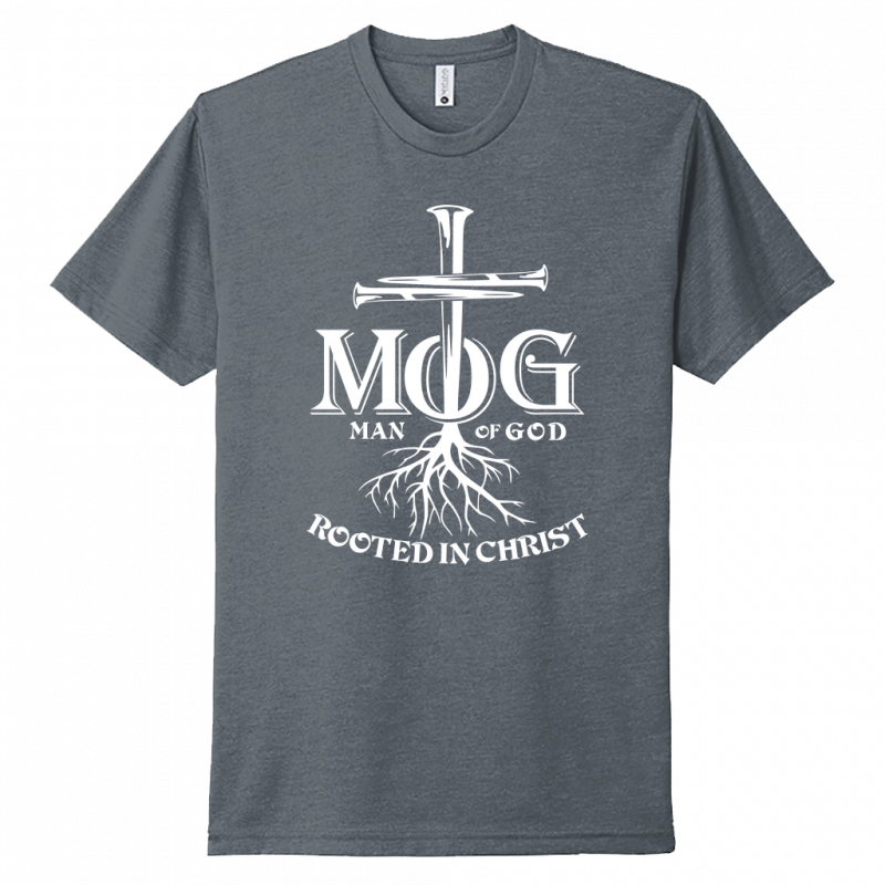 Man of God White Design T-Shirt