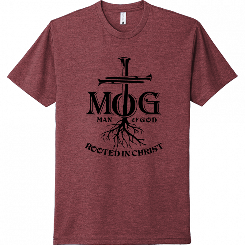 Man of God Black Design T-Shirt