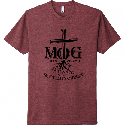 Man of God Black Design T-Shirt