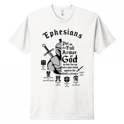 Armor of God Black & Gray Design Unisex T-Shirt