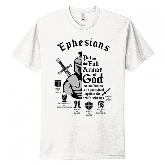 Armor of God Black & Gray Design Unisex T-Shirt